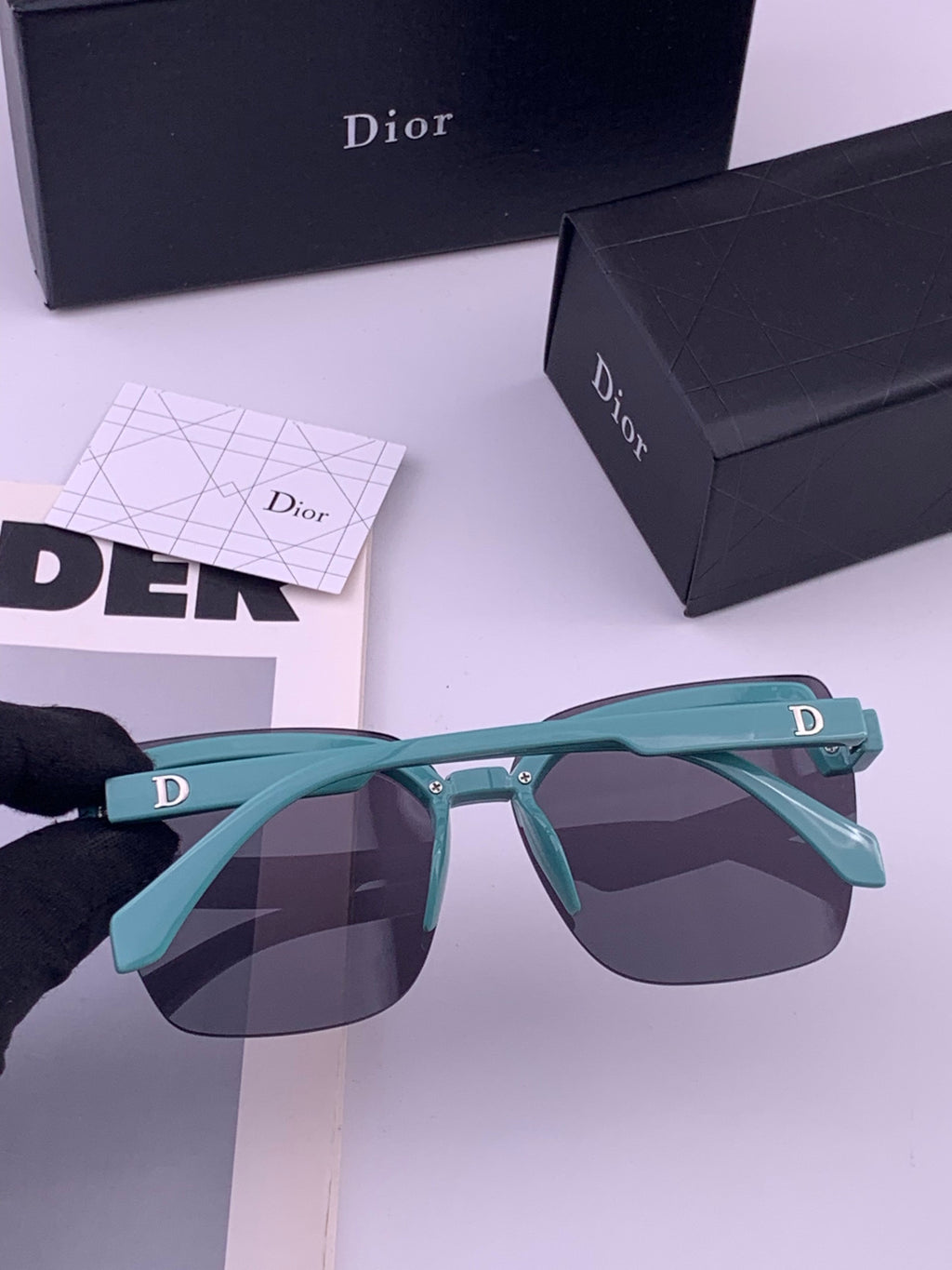 Dior D68000 Polarized Fashion Gold Lens Sunglasses for Men & Women - 358204 - detail image 6