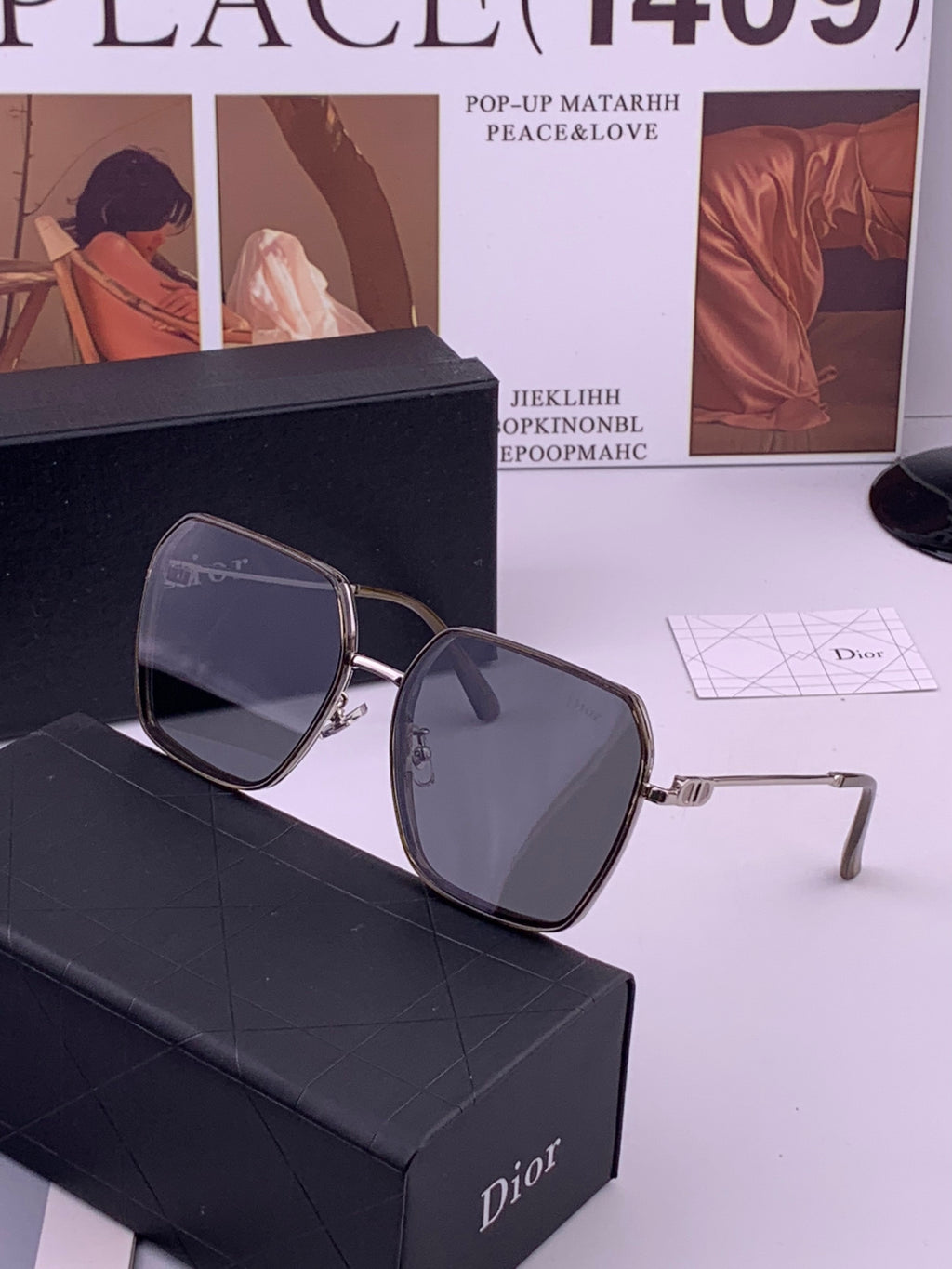Dior D7635 Polarized Fashion Brown Lens Sunglasses for Men & Women - 358201 - detail image 2