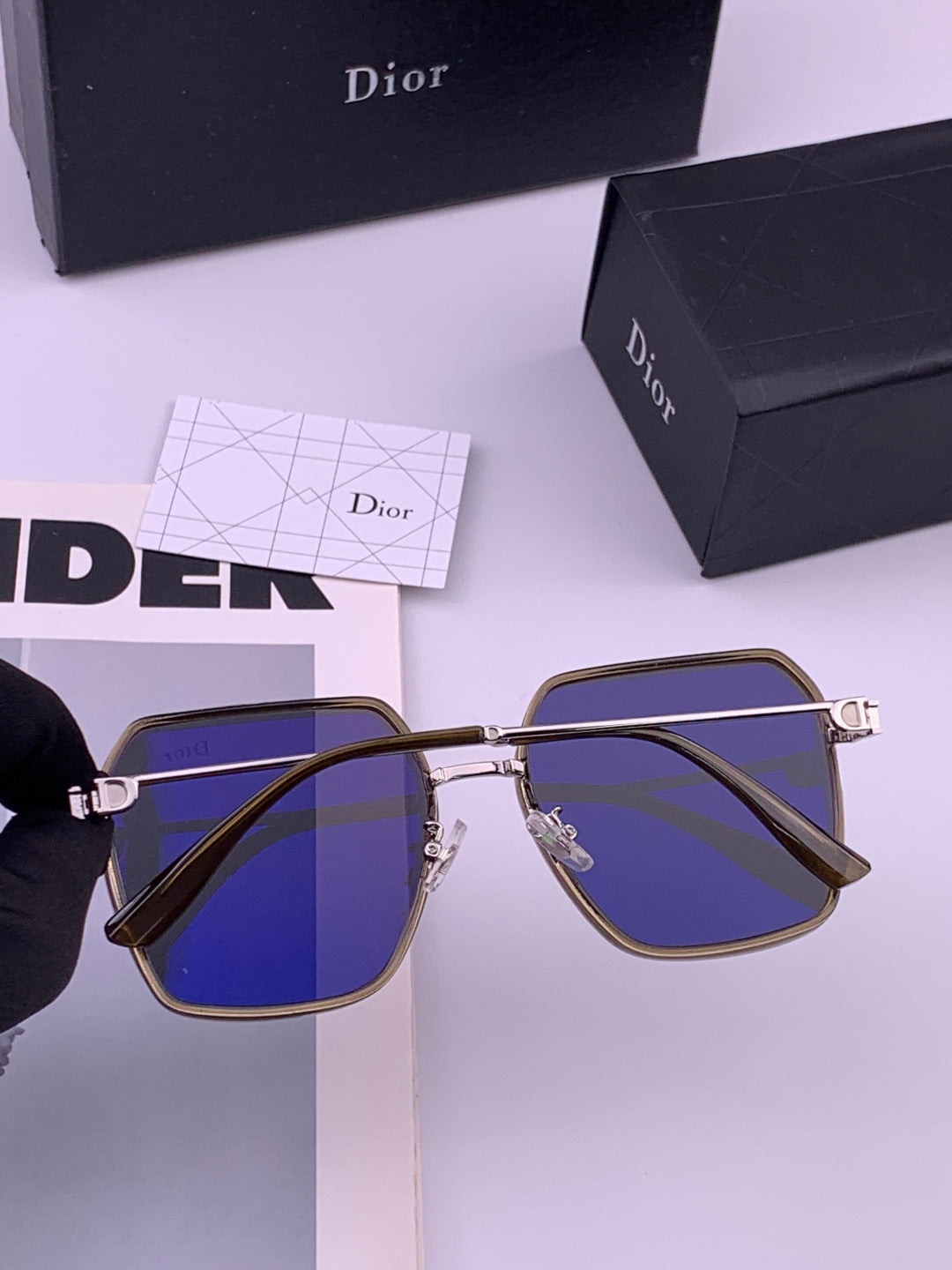 Dior D7635 Polarized Fashion Brown Lens Sunglasses for Men & Women - 358201 - detail image 4