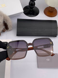 Dior CD3998 Polarized Fashion Red Lens Sunglasses for Men & Women - 358202