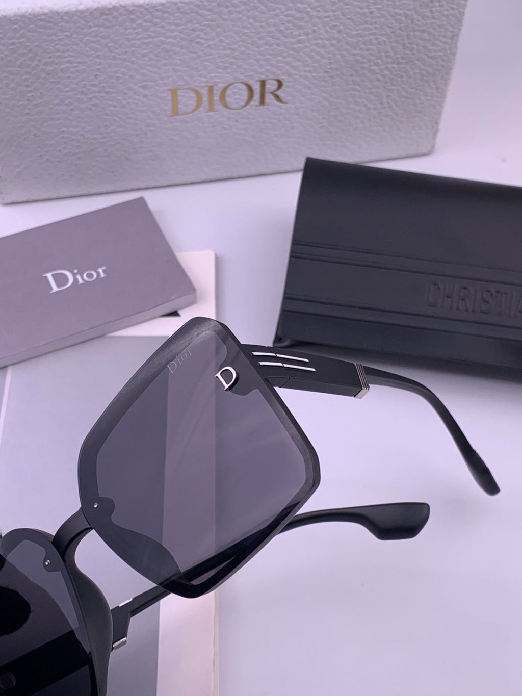 Dior CD8226 Polarized Square Brown Lens Sunglasses for Women - 358222 - detail image 2