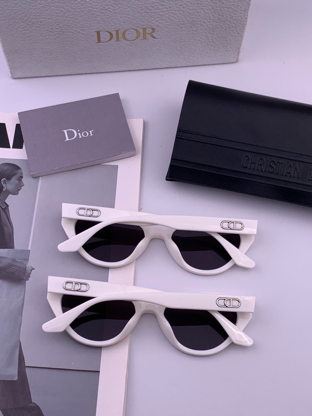 Dior D4109 Polarized Square Pink Lens Sunglasses for Men & Women - 371894 - detail image 5
