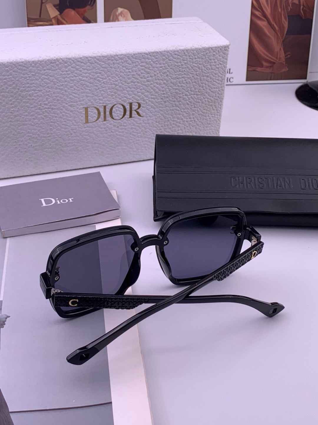 Dior D47002 Fashion Blue Lens Sunglasses for Men & Women - 371962 - detail image 7