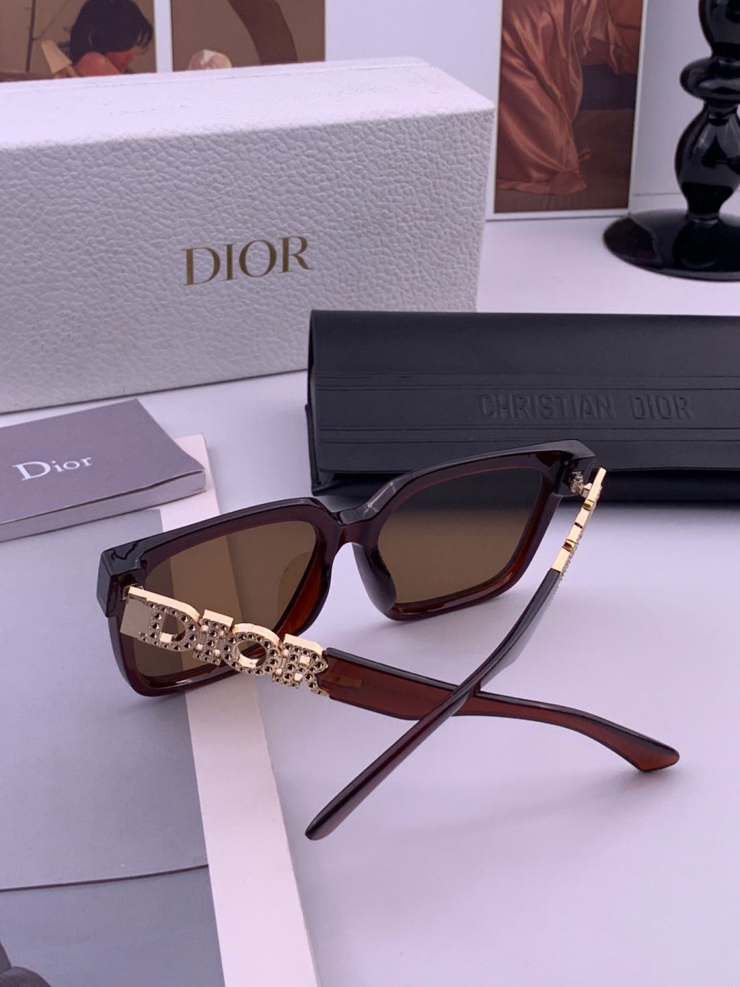 Dior D77000 Fashion Black Lens Sunglasses for Men & Women - 371965 - detail image 6