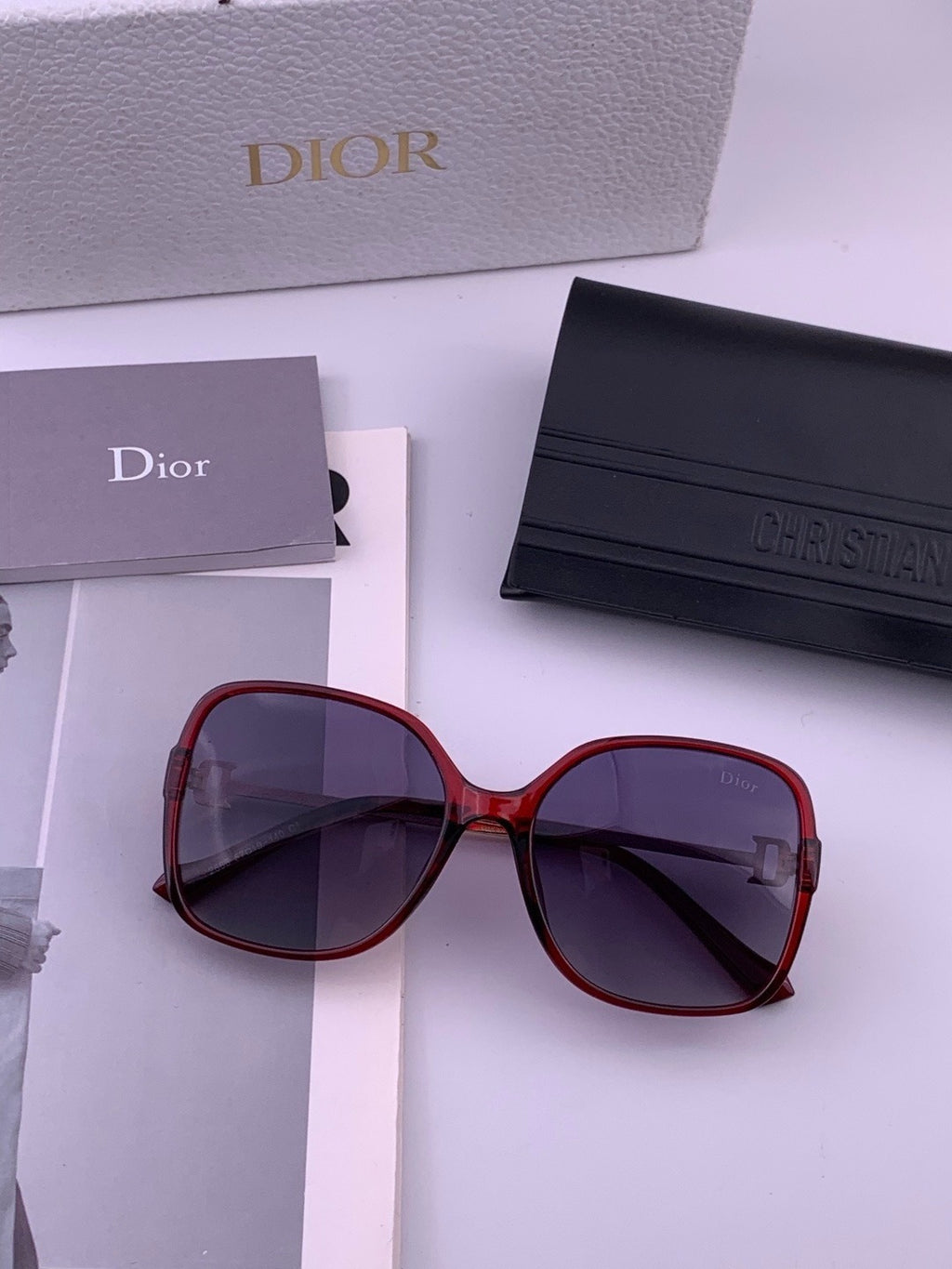 Dior D8266 Polarized Fashion Black Lens Sunglasses for Men & Women - 371956 - detail image 7