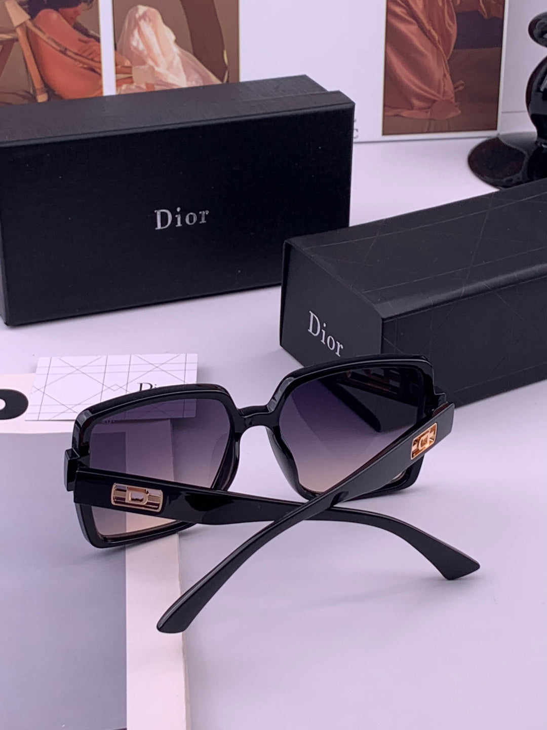 Dior D78000 Fashion Gold Lens Sunglasses for Men & Women - 371951 - detail image 6