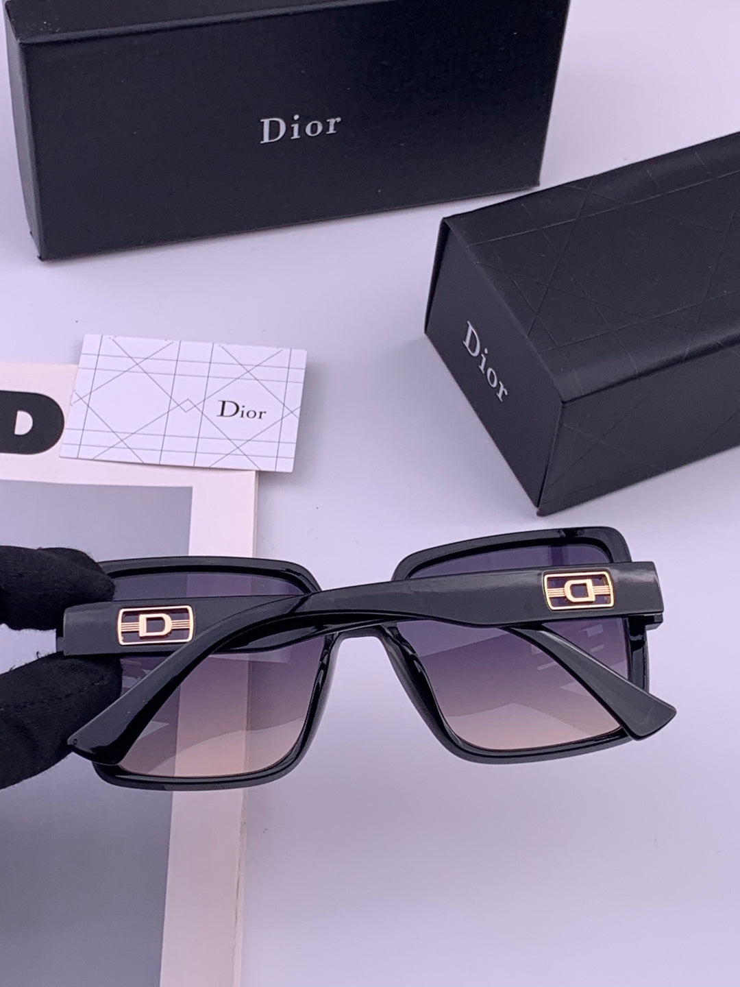 Dior D78000 Fashion Gold Lens Sunglasses for Men & Women - 371951 - detail image 4