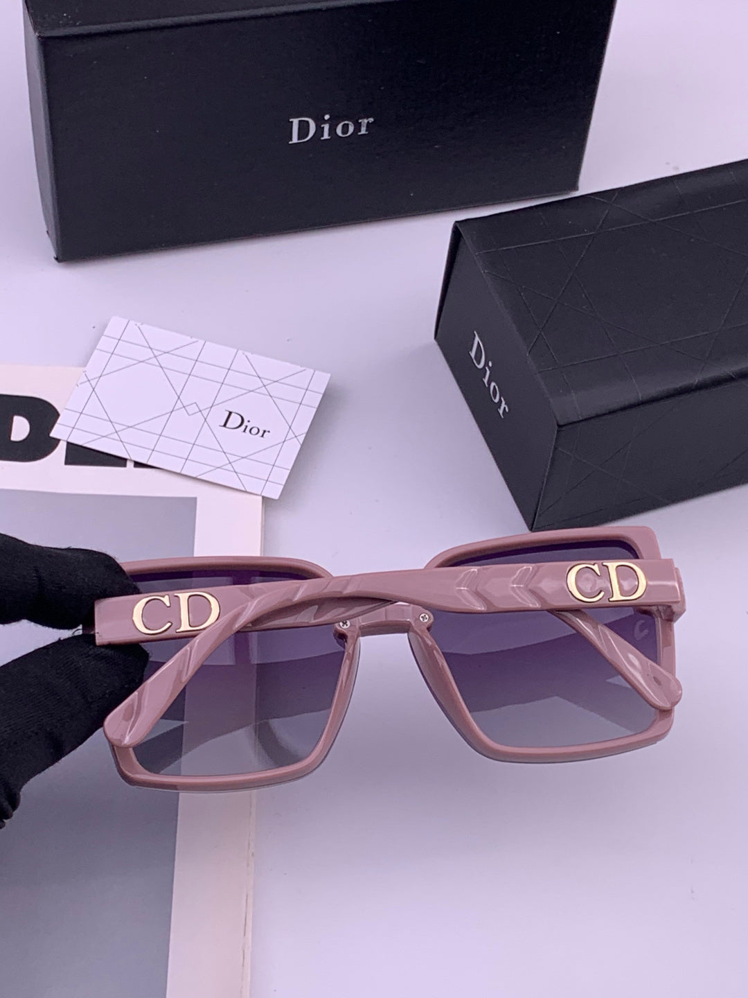 Dior CD2811 Polarized Fashion Gold Lens Sunglasses for Men & Women - 382380 - detail image 5