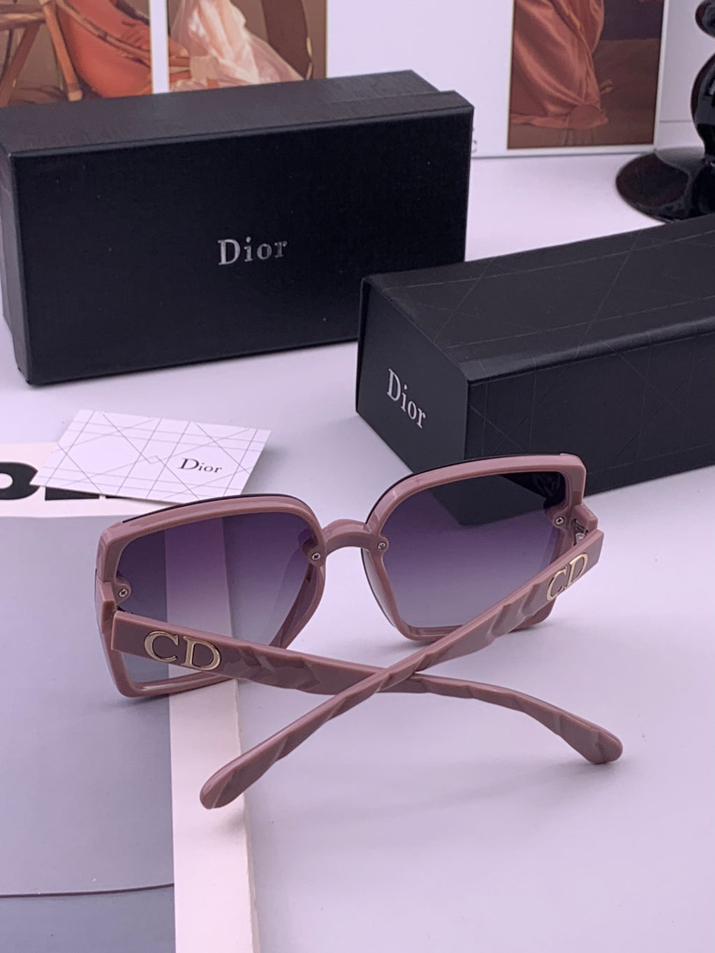 Dior CD2811 Polarized Fashion Gold Lens Sunglasses for Men & Women - 382380 - detail image 7