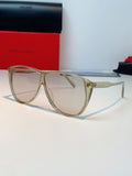 Saint Laurent Cat-Eye Silver Lens Sunglasses for Men & Women - 382482