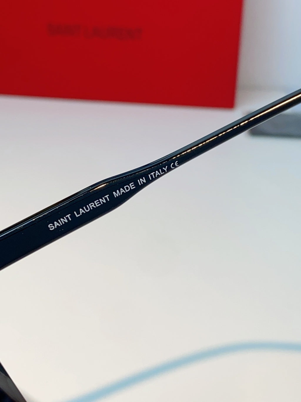 Saint Laurent Cat-Eye Blue Lens Sunglasses for Men & Women - 382485 - detail image 9