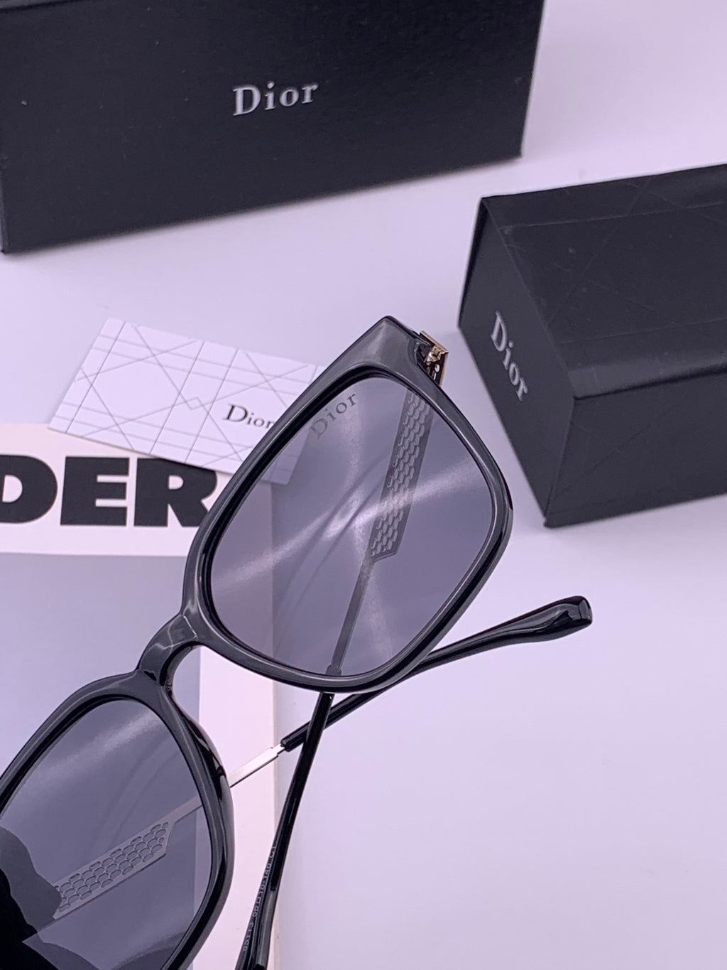 Dior CD35511 Polarized Square Brown Lens Sunglasses for Women - 382363 - detail image 6
