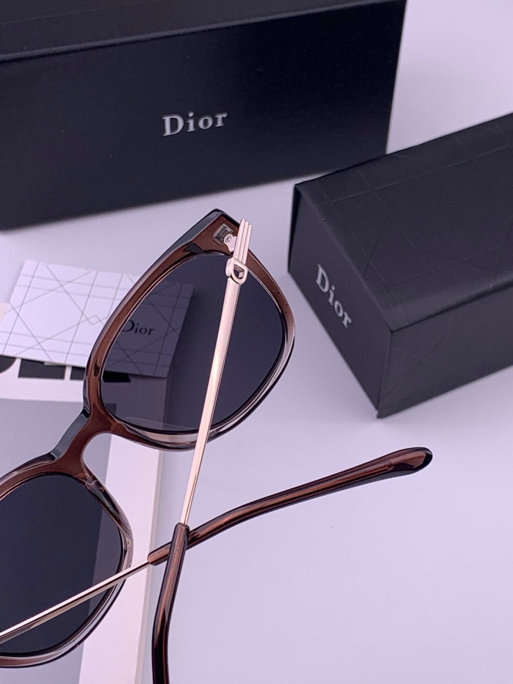 Dior D31101 Polarized Square Blue Lens Sunglasses for Men & Women - 382454 - detail image 5