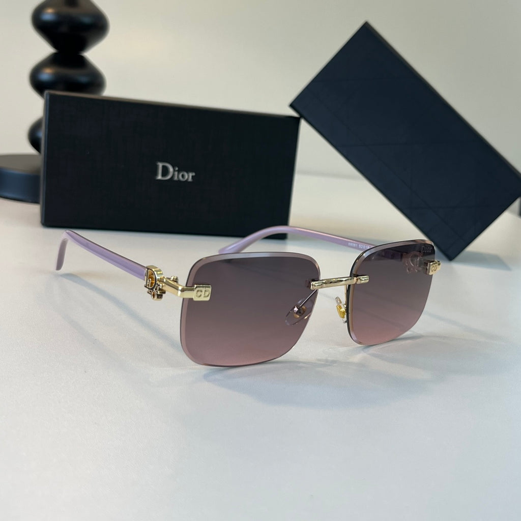 Dior Fashion Silver Lens Sunglasses for Men & Women - 398664