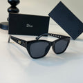 Dior Fashion Black Lens Sunglasses for Men & Women - 431751