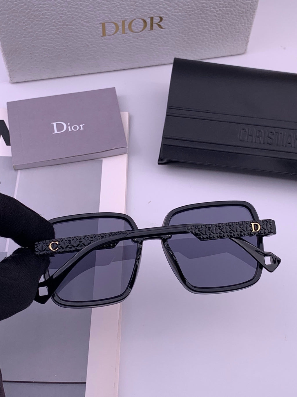 Dior D47002 Fashion Blue Lens Sunglasses for Men & Women - 398735 - detail image 5