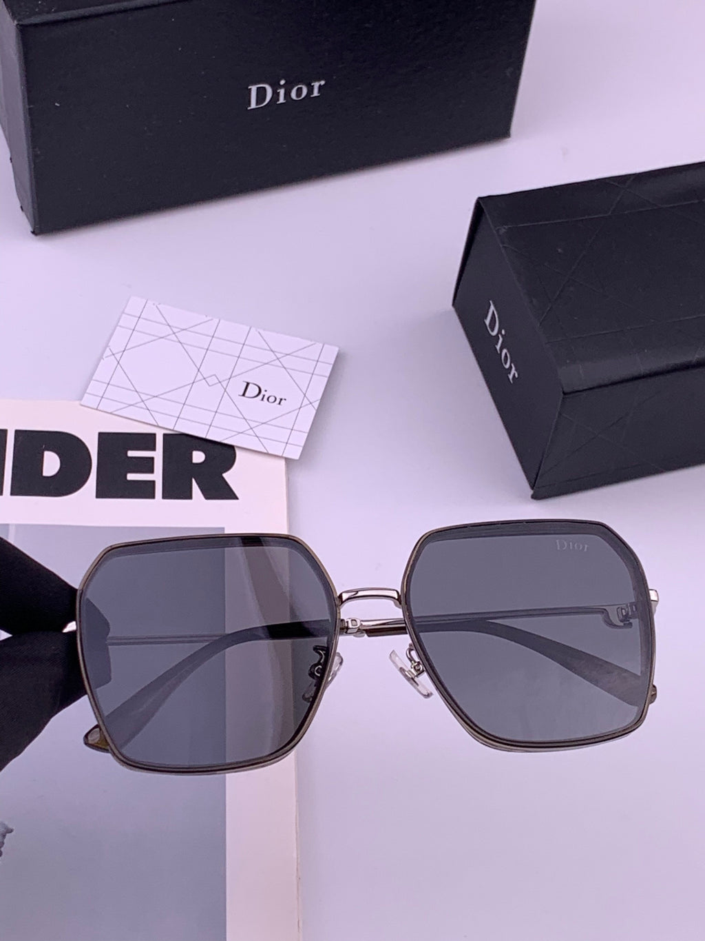 Dior D7635 Polarized Fashion Brown Lens Sunglasses for Men & Women - 398749