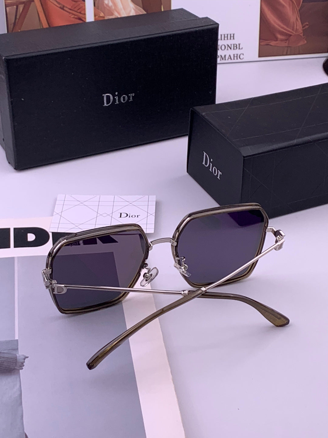 Dior D7635 Polarized Fashion Brown Lens Sunglasses for Men & Women - 398749 - detail image 6