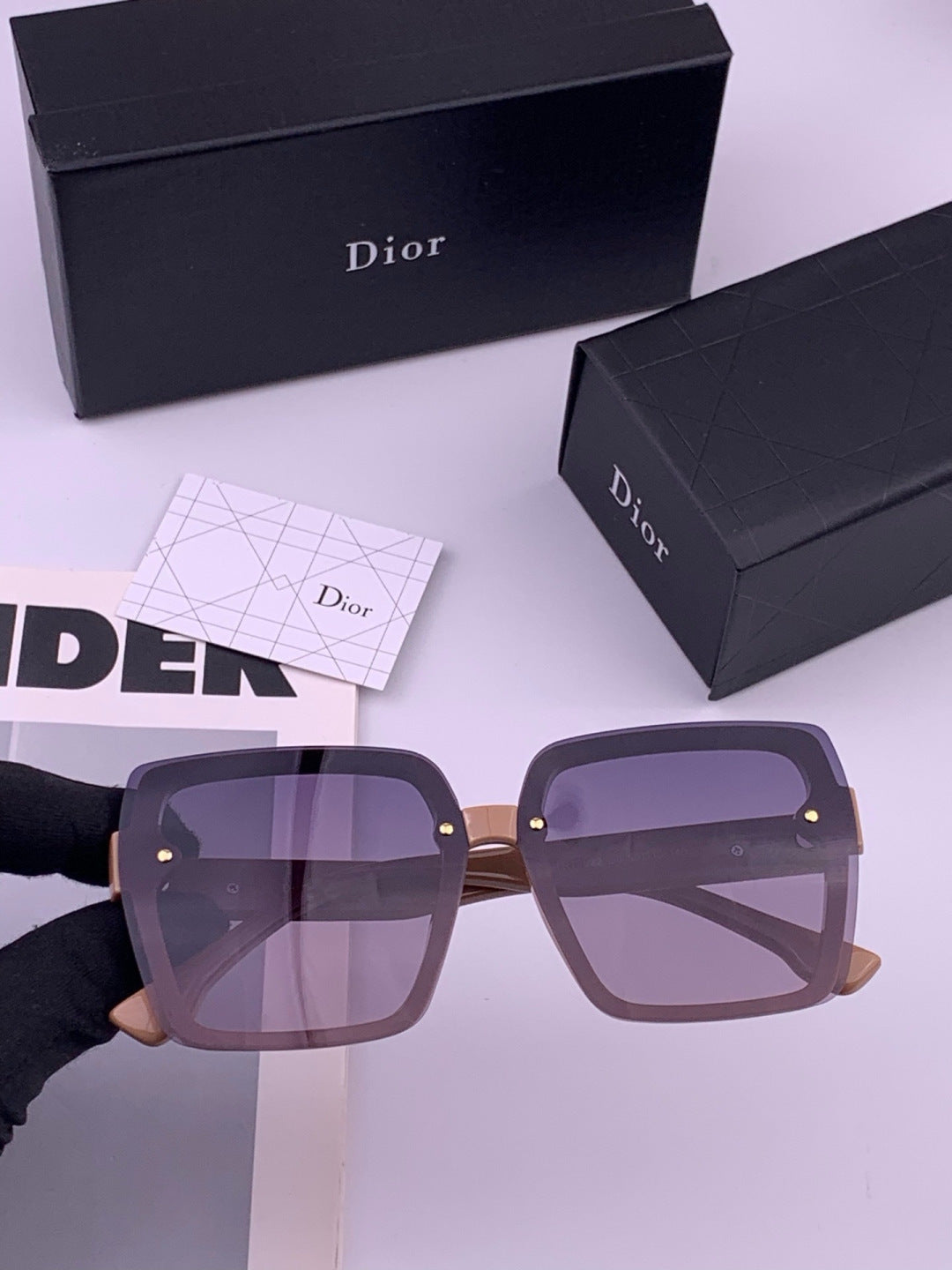 Dior CD27702 Polarized Fashion Brown Lens Sunglasses for Men & Women - 415483