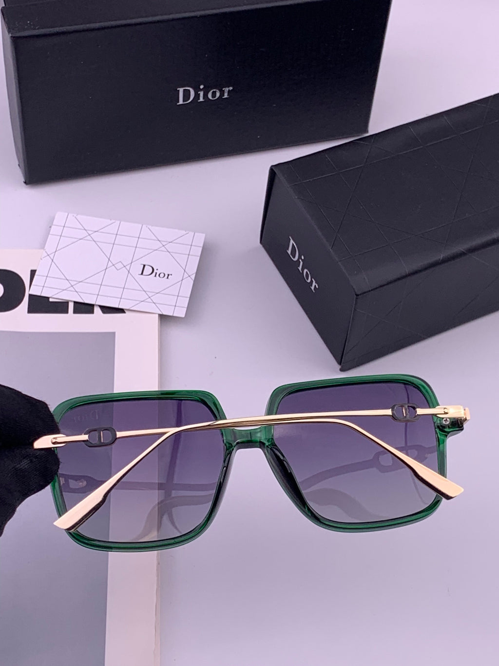 Dior CD3203 Polarized Fashion Gold Lens Sunglasses for Men & Women - 415477 - detail image 5