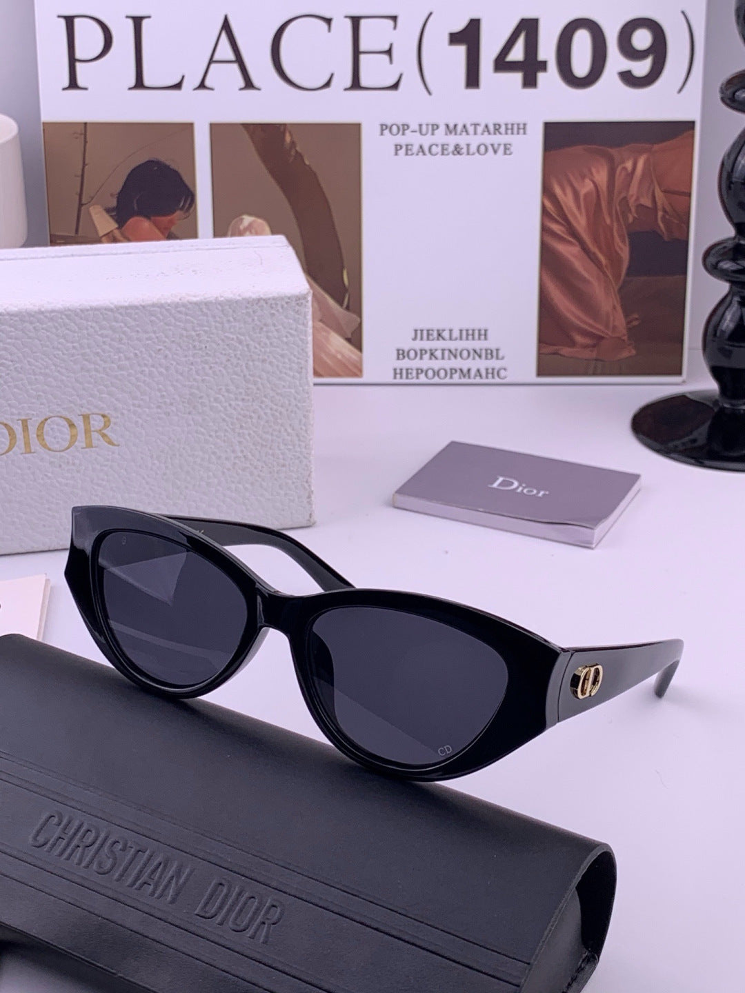 Dior D0293 Fashion Black Lens Sunglasses for Men & Women - 415475