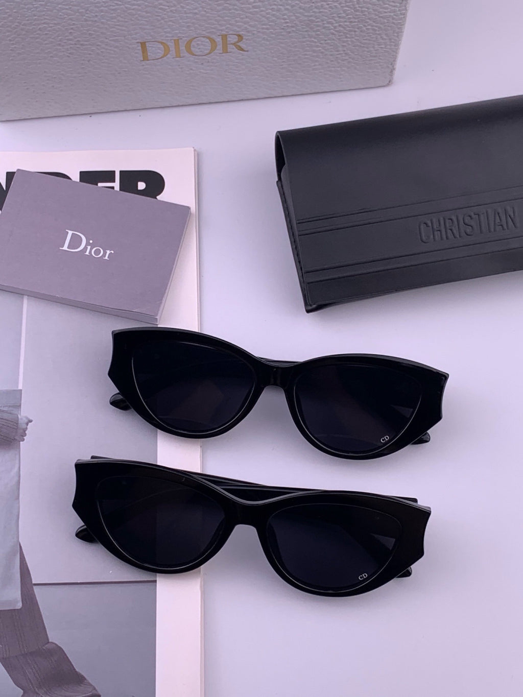 Dior D0293 Fashion Black Lens Sunglasses for Men & Women - 415475 - detail image 6