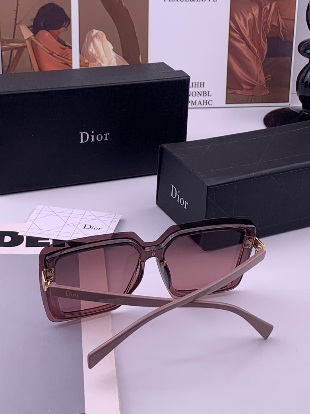 Dior D7996 Fashion Gold Lens Sunglasses for Men & Women - 415472 - detail image 6