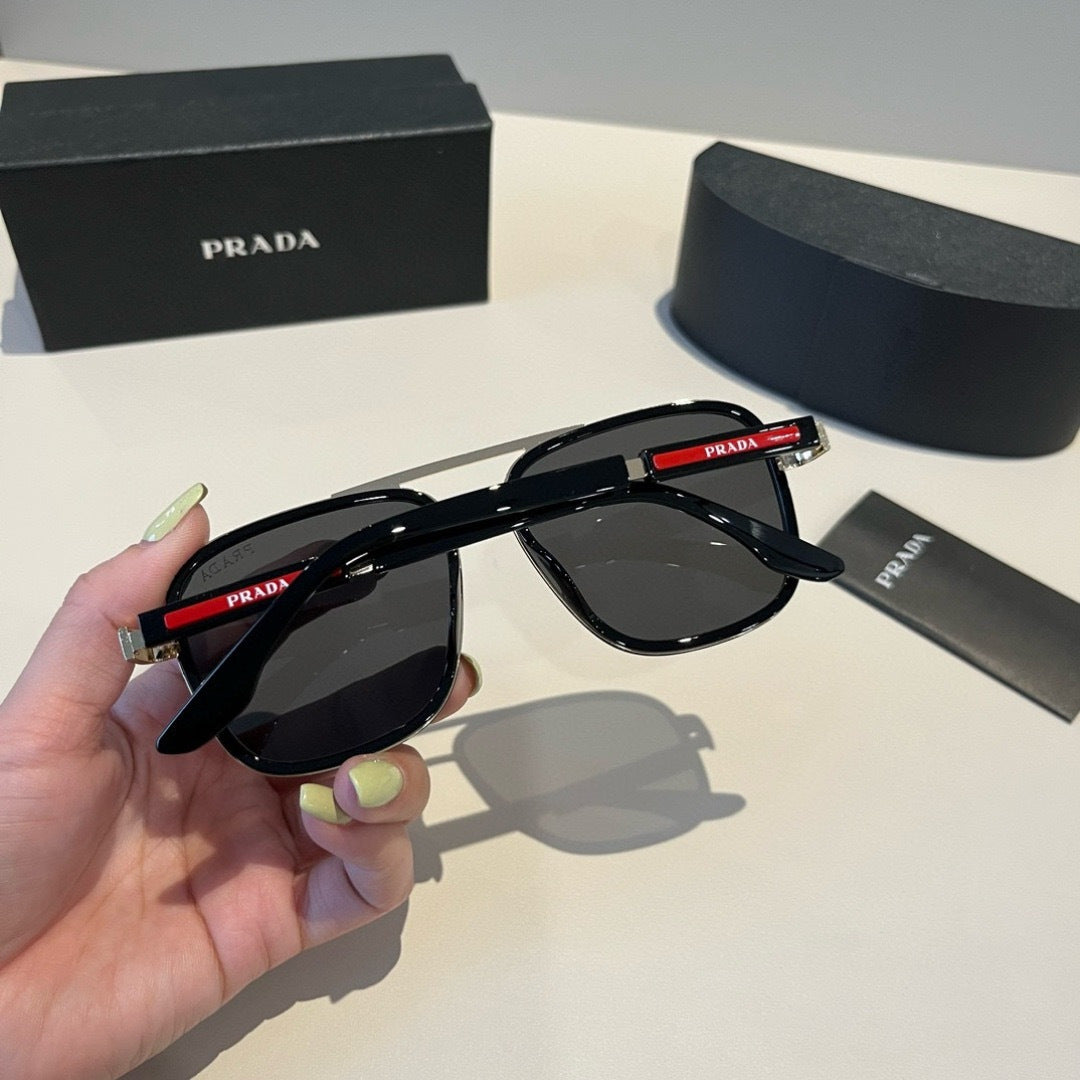 Prada Fashion Black Lens Sunglasses for Men & Women - 432069 - detail image 8