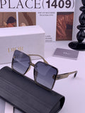 Dior CD8226 Polarized Square Gold Lens Sunglasses for Women - 415518