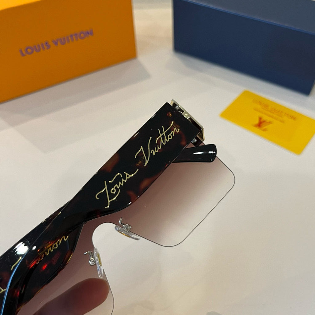 Louis Vuitton Metal Aviator Brown Lens Sunglasses for Men & Women - 431196 - detail image 8