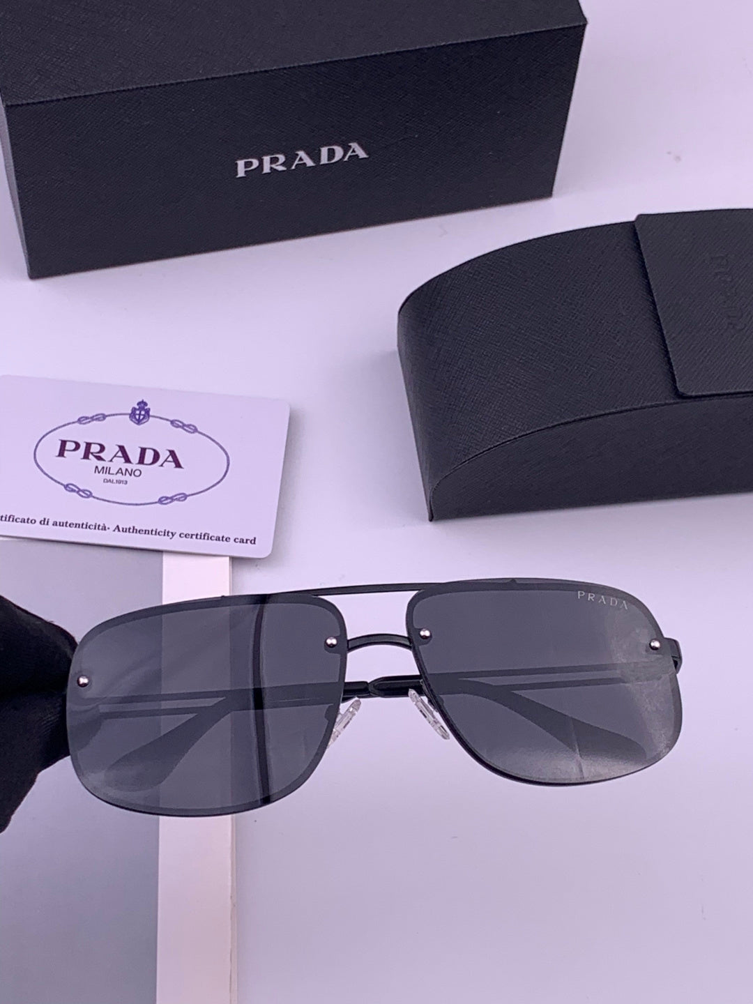 Prada P880665 Polarized Fashion Gray Lens Sunglasses for Men - 415668