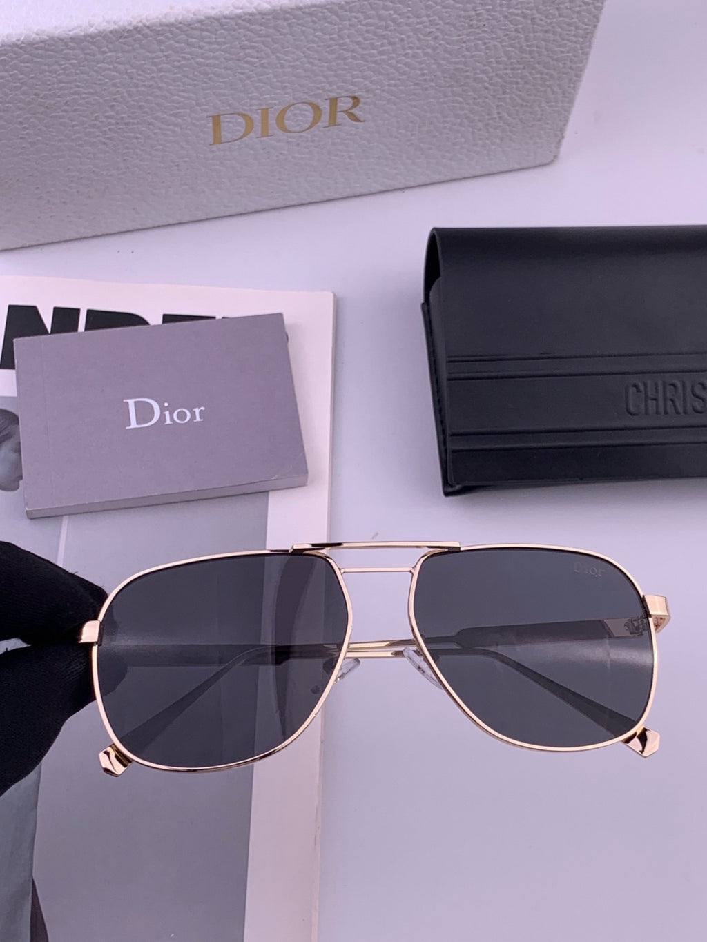 Dior CD313 Fashion Black Lens Sunglasses for Women - 415515 - detail image 2