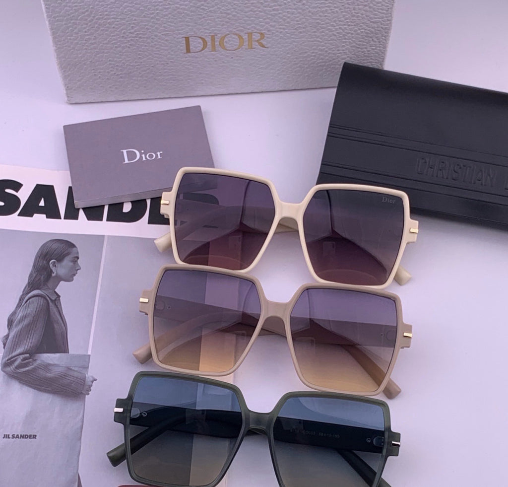 Dior CD4780 Polarized Square Purple Lens Sunglasses for Women - 415381 - detail image 7