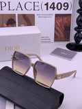 Dior CD4780 Polarized Square Purple Lens Sunglasses for Women - 415381