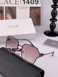 Dior CD95810 Lightweight Rimless Red Lens Sunglasses for Women - 415426