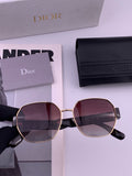 Dior CD9370 Round Black Lens Sunglasses for Women - 415430