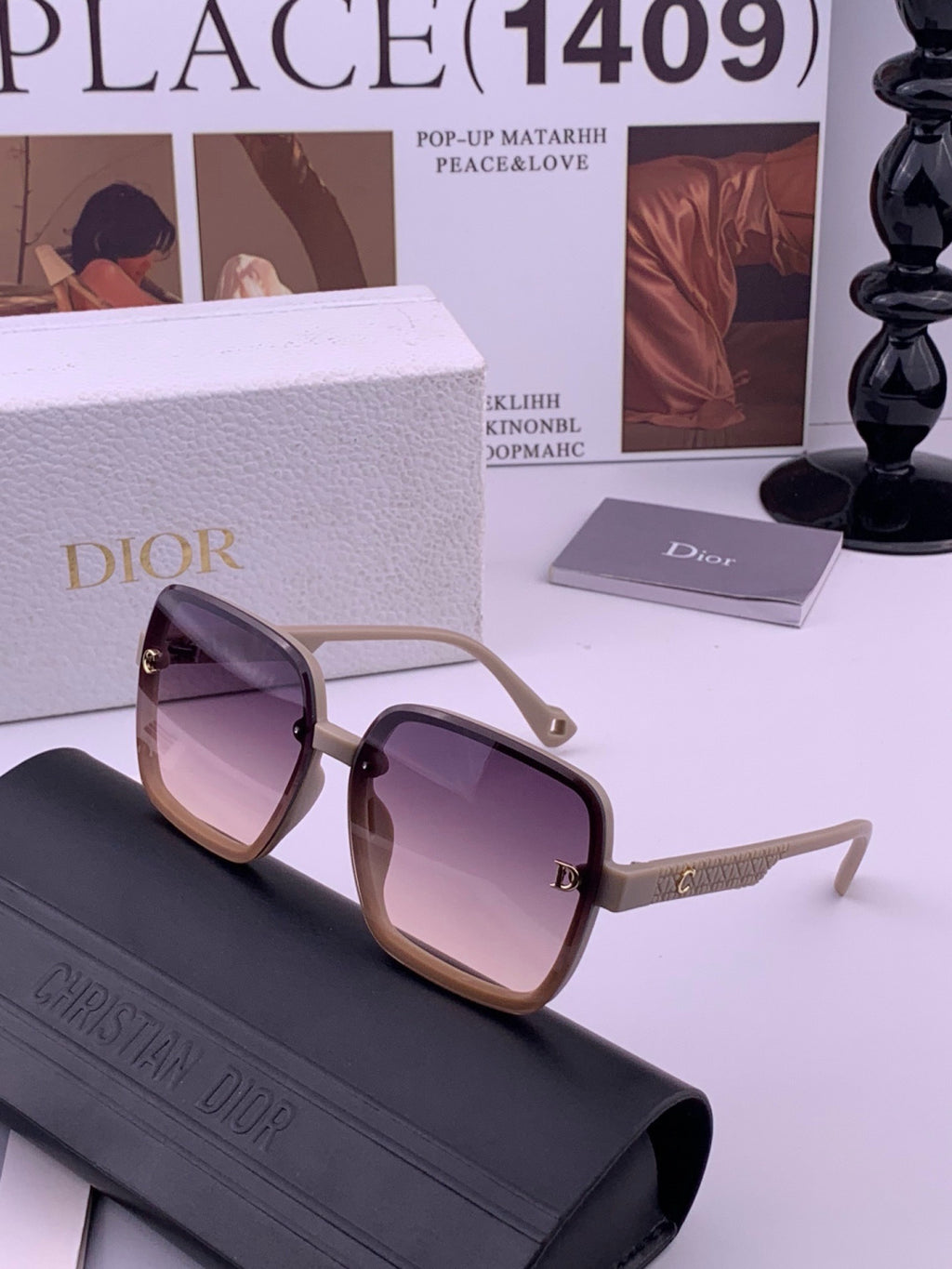 Dior D47002 Fashion Purple Lens Sunglasses for Men & Women - 415449 - detail image 2