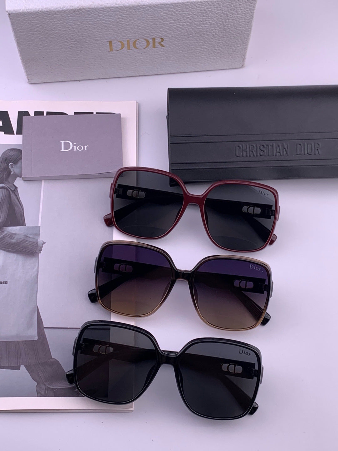 Dior D3510 Polarized Fashion Black Lens Sunglasses for Men & Women - 431836 - detail image 4