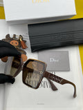 Dior CD4190 Square Gold Lens Sunglasses for Women - 431837