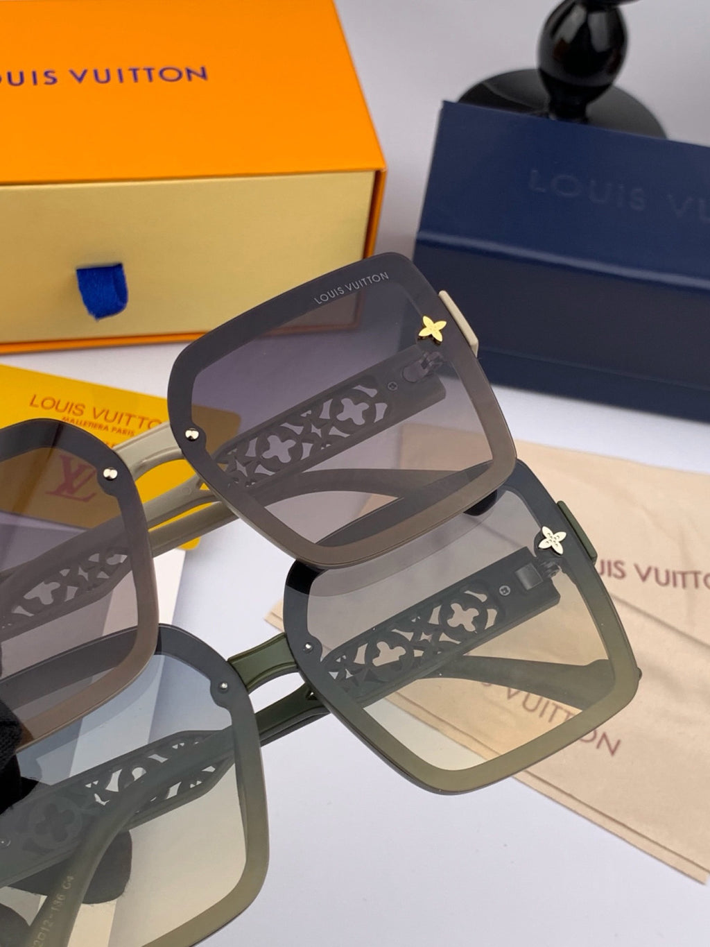 Louis Vuitton Fashion Gold Lens Sunglasses for Men & Women - 431216 - detail image 5