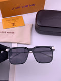 Louis Vuitton L7166 Aviator Gold Lens Sunglasses for Men & Women - 431197