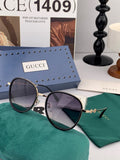 Gucci G2211 Round Red Lens Sunglasses for Men & Women - 431441