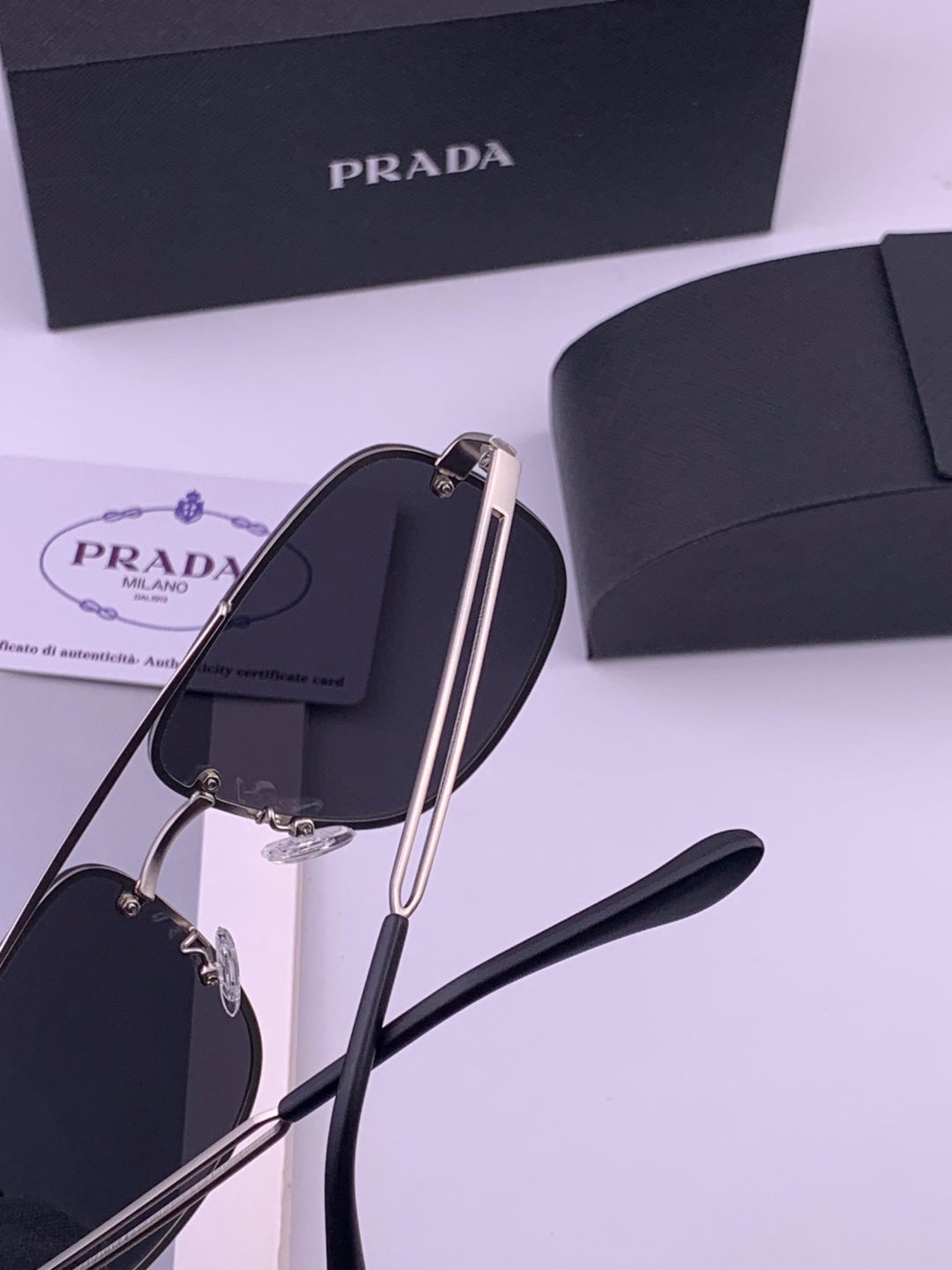 Prada P880665 Polarized Fashion Gray Lens Sunglasses for Men - 432099 - detail image 3