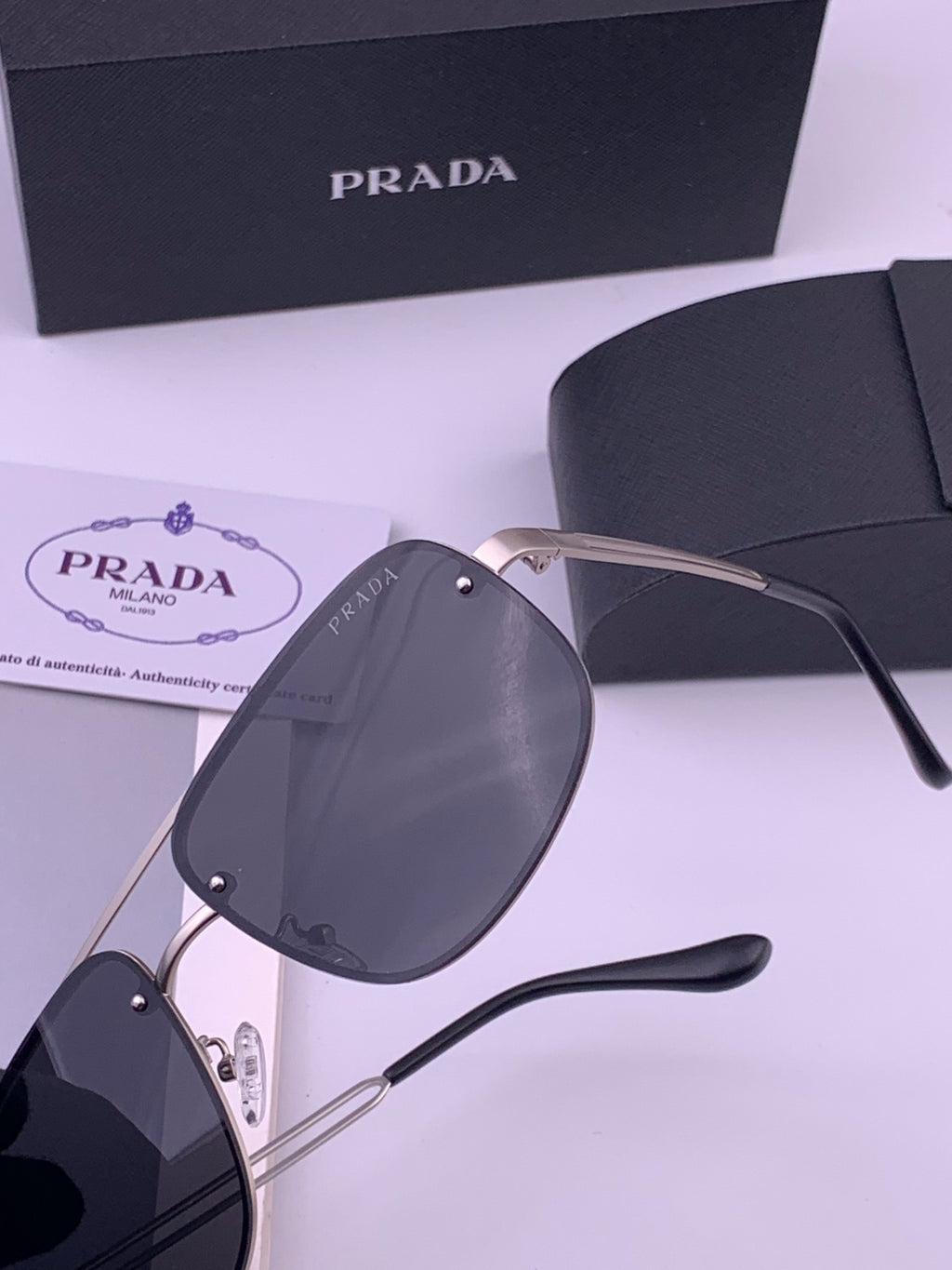 Prada P880665 Polarized Fashion Gray Lens Sunglasses for Men - 432099 - detail image 2