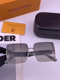 Louis Vuitton L2798 Polarized Square Gray Lens Sunglasses for Men & W - 431284