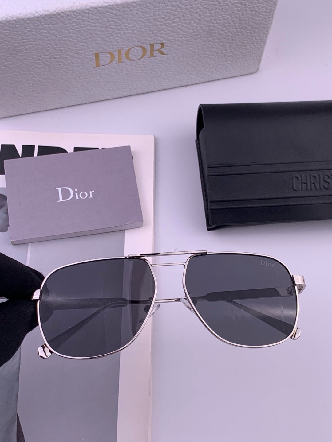 Dior CD313 Fashion Black Lens Sunglasses for Women - 431701