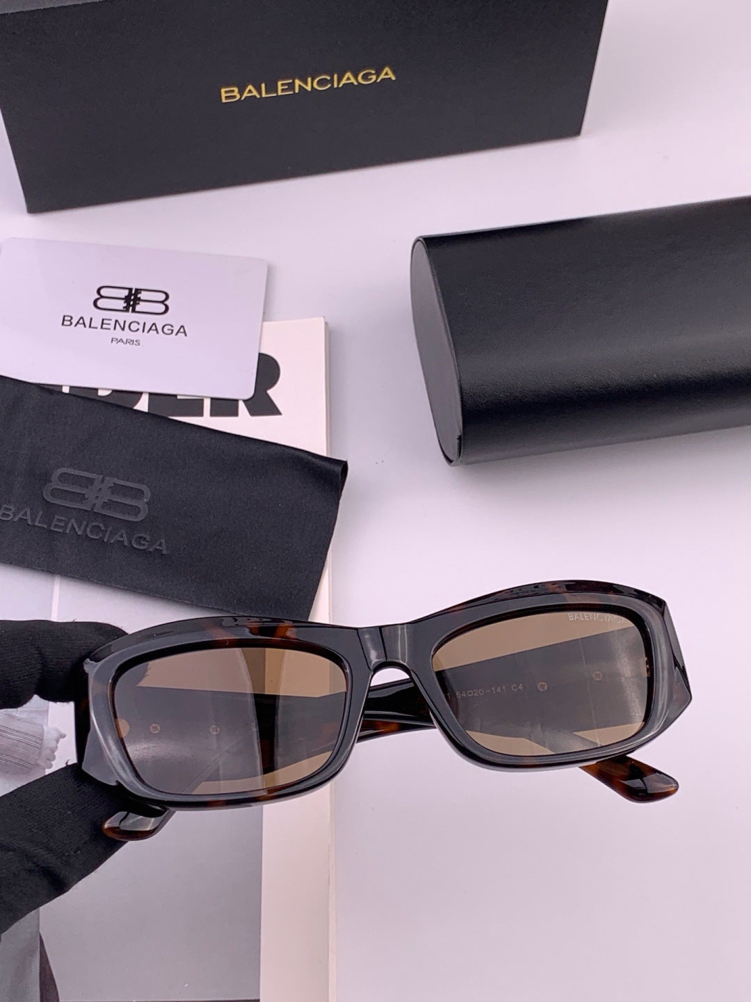 Balenciaga BL1992 Polarized Metal Fashion Pink Lens Sunglasses for Me - 432551 - detail image 2