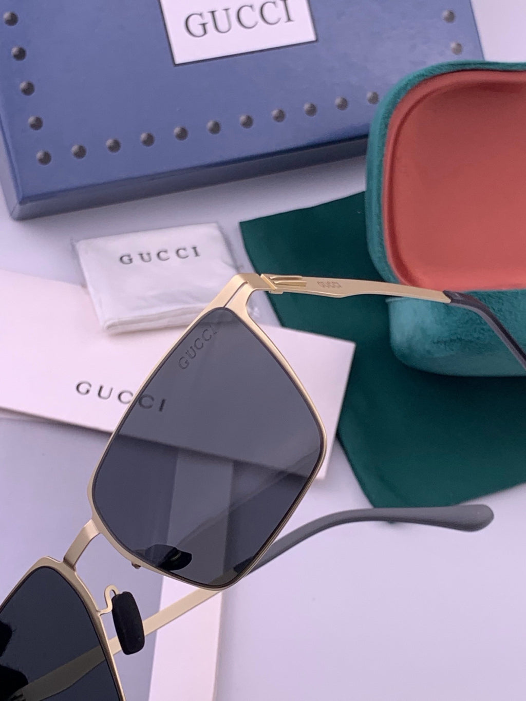 Gucci G9881 Fashion Gold Lens Sunglasses for Men & Women - 431414 - detail image 4
