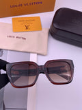 Louis Vuitton L95801 Square Gold Lens Sunglasses for Women - 431178