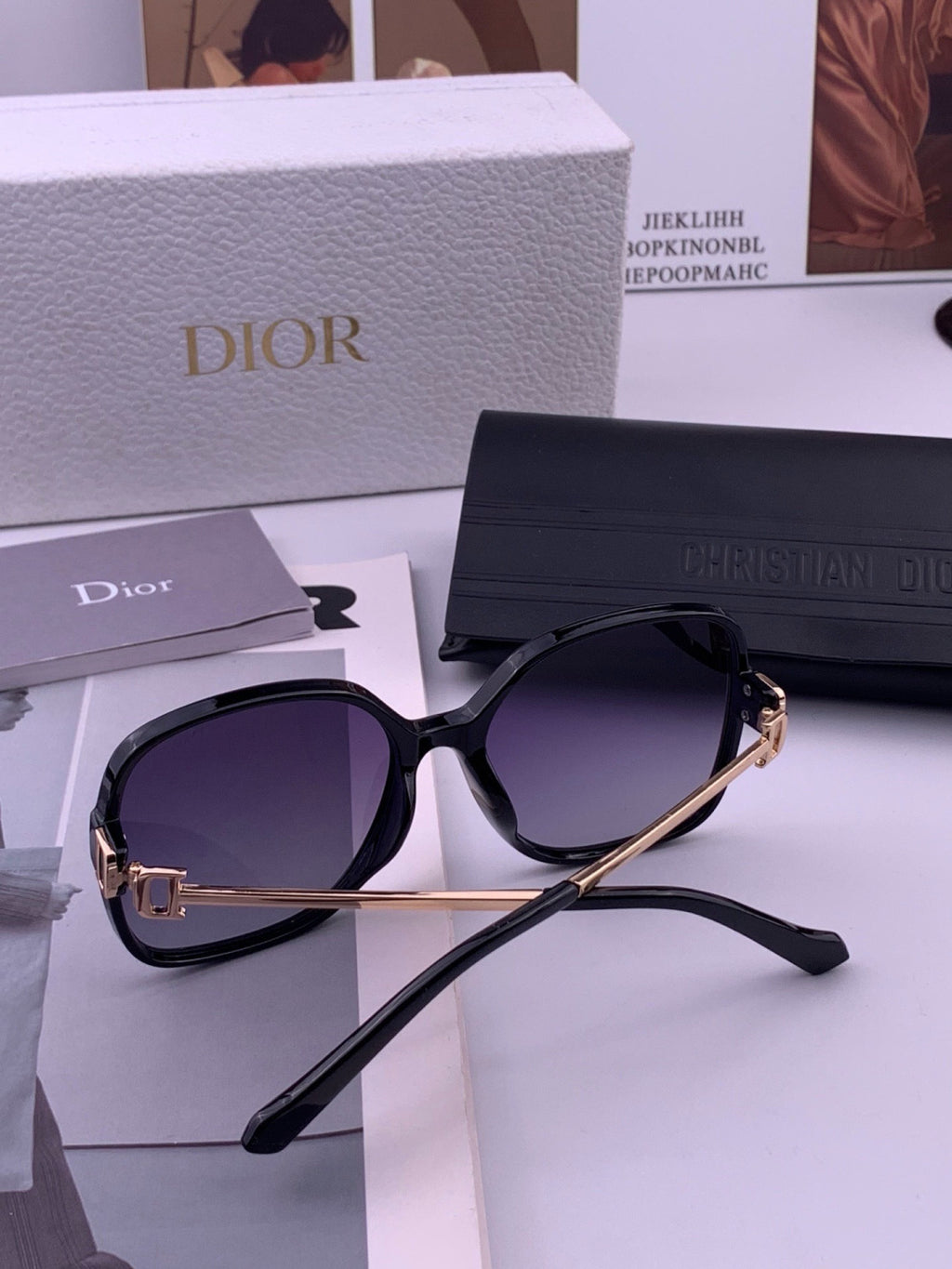 Dior D8266 Polarized Fashion Pink Lens Sunglasses for Men & Women - 431783 - detail image 3
